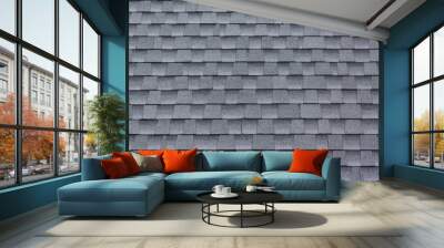 roof shingles background and texture Wall mural