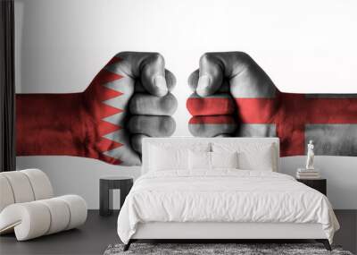 Bahrain vs England Wall mural