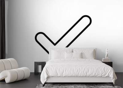 Check line icon Wall mural