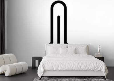 Thermometer flat icon Wall mural