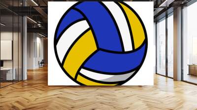 Volleyball Illustration Wall mural