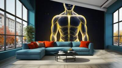 human body anatomy Wall mural