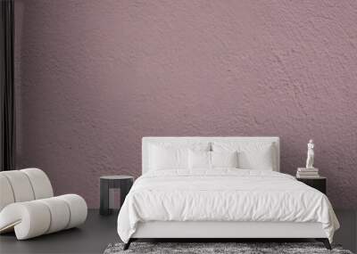 Stucco painted wall texture background, purple color, banner Wall mural