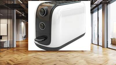 Toaster isolated on white transparent. Kitchen home appliance  Wall mural