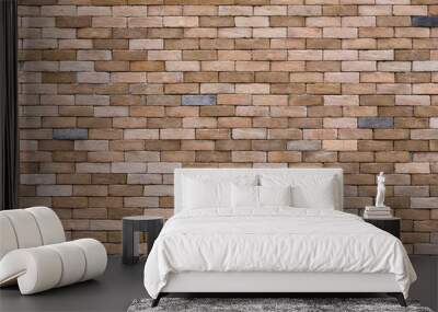 Brown stone brick wall Wall mural