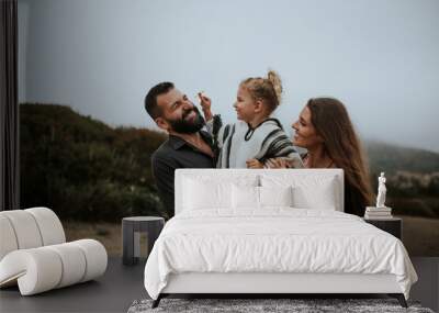 A family enjoying the outdoors Wall mural