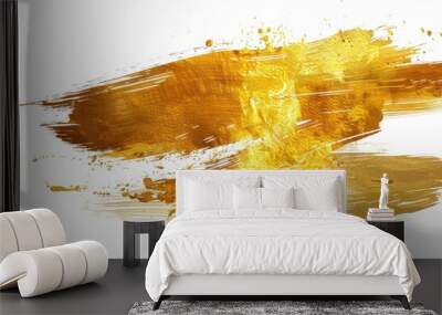 A paint brush stroke animal shark stain. Wall mural