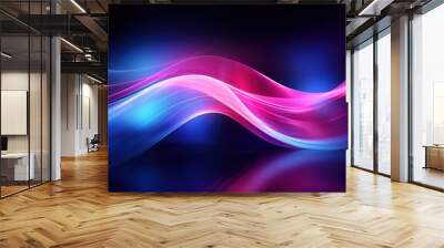 Abstract futuristic background light backgrounds glowing. Wall mural