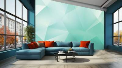 Abstract geometric polygonal background Wall mural