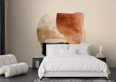 Abstract modern art painting Wall mural