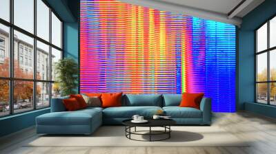 Abstract vibrant artwork Wall mural