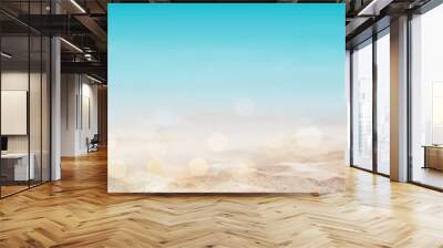 Beach product background Wall mural