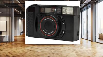 Black old camera design element Wall mural