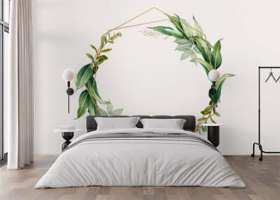 Botanical themed design space Wall mural