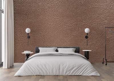 Brown leather background Wall mural