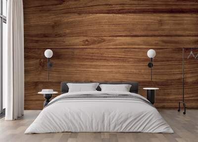 Brown wooden flooring Wall mural