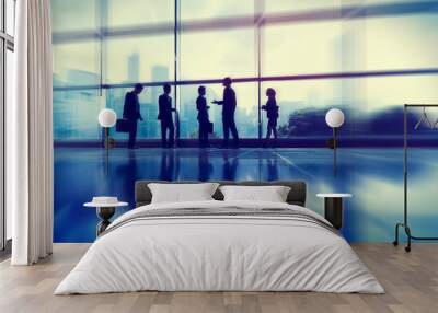 Business People Communication Office City Concept Wall mural