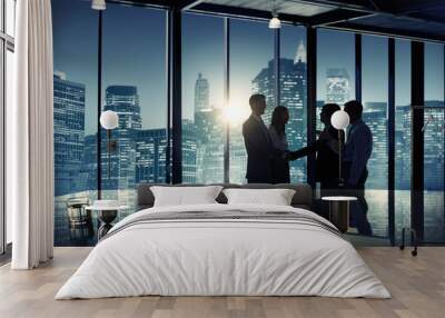 Business People Corporate Discussion Meeting Team Concept Wall mural