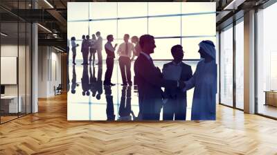 Business People Team Teamwork Meeting Conference Concept Wall mural