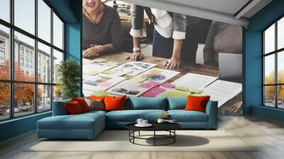 Business Team Meeting Project Planning Concept Wall mural