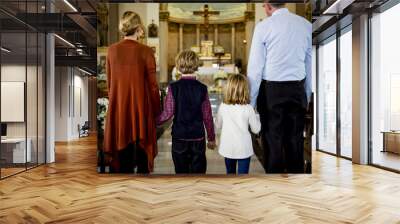 Church People Believe Faith Religious Family Wall mural