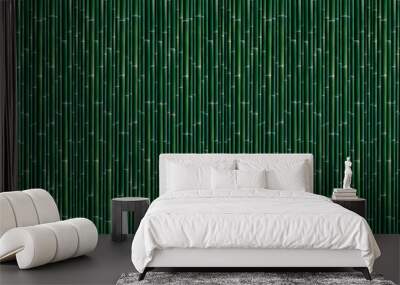 Colored bamboo background Wall mural