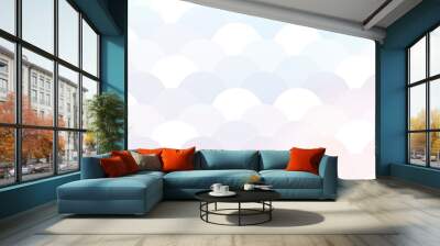 Colorful circular pattern background Wall mural