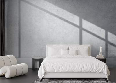 Concrete Room Corner Shadow Cement Wallpaper Concept Wall mural