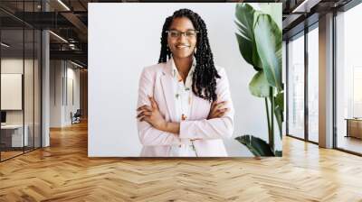 Confident African businesswoman Wall mural