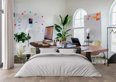 Contemporary looking office Wall mural