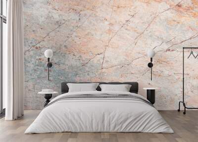 Cracked pastel color cement textured background Wall mural