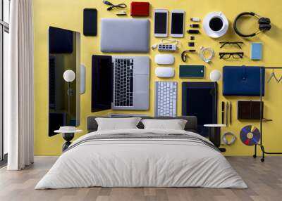 Digital device technology equipment gadget Wall mural