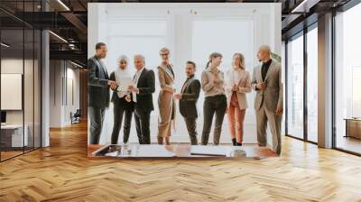 Diverse business team Wall mural