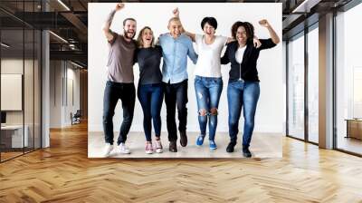 Diverse people with teamwork concept Wall mural