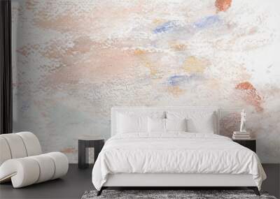 Earth tone paint on a canvas Wall mural