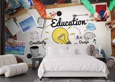 Education Knowledge Studying Learning University Concept Wall mural