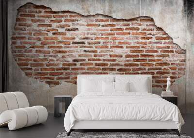 Exposed brick wall Wall mural