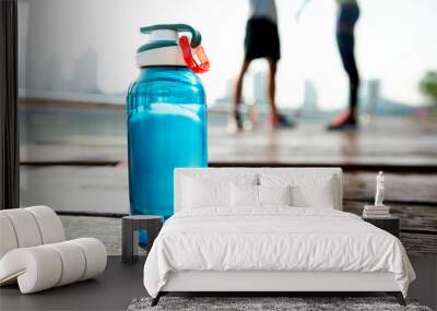 Fitness water bottle Wall mural