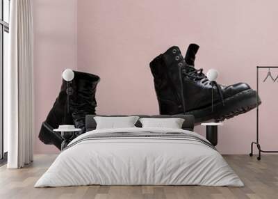 Floating boots Wall mural