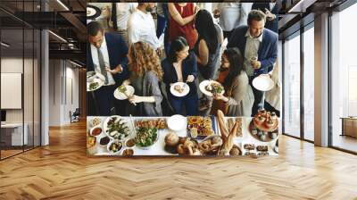 Food Catering Cuisine Culinary Gourmet Buffet Party Concept Wall mural