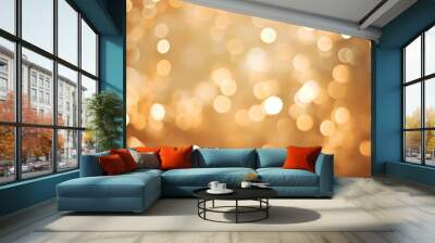 Gold backgrounds outdoors light. Wall mural