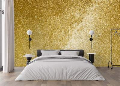 Gold glitter texture Wall mural