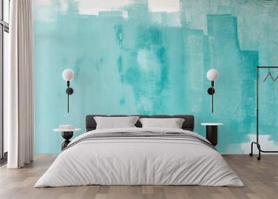 Green concrete wall Wall mural