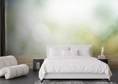 Greenery product background Wall mural