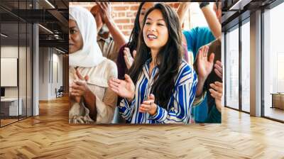 Group of diverse people Wall mural