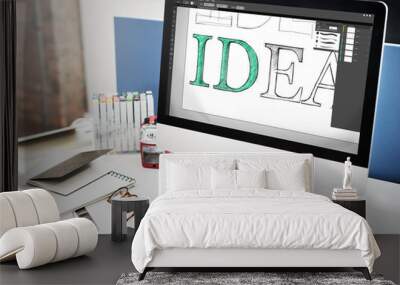 idea creative design editorial vision concept Wall mural