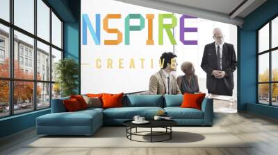 Inspire Hopeful Believe Aspiration Vision Innovate Concept Wall mural