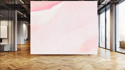 Light pink watercolor style background illustration Wall mural