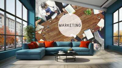 Marketing Business Advertising Commercial Vision Concept Wall mural