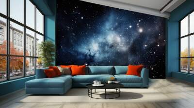 Milky way Galaxy backgrounds astronomy universe. Wall mural